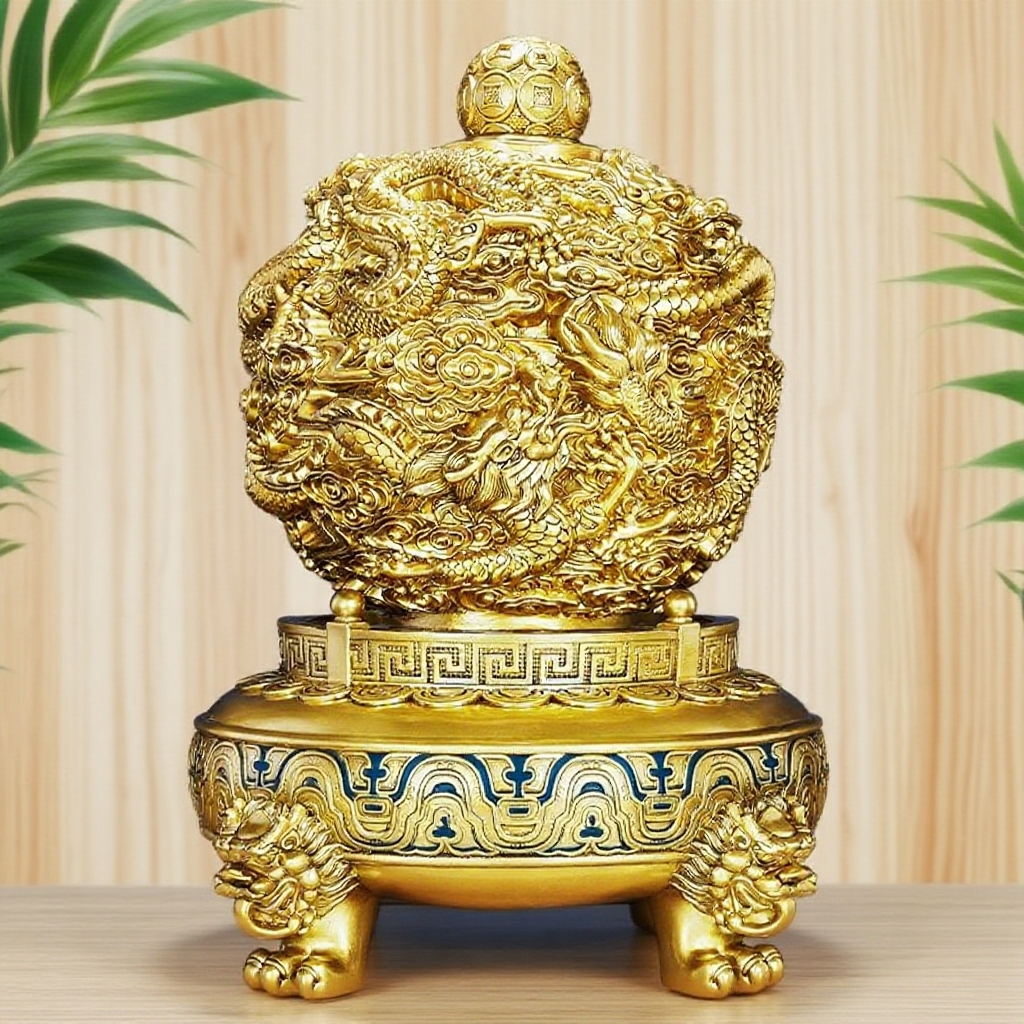 Dragon - Lion Blessing Ornament